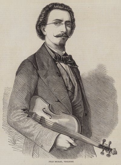 Jean Becker, hegedűművész alkotó: Thomas Harrington Wilson