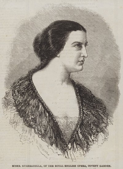 Madame Guerrabella, az Angol Királyi Operából, Covent Gardenből alkotó: Thomas Harrington Wilson