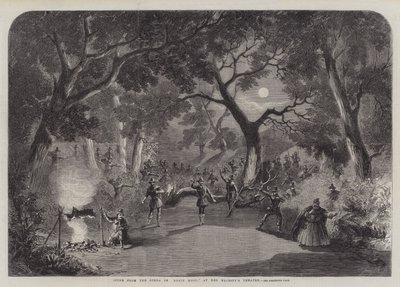 Jelenet Robin Hood operájából, a Her Majesty