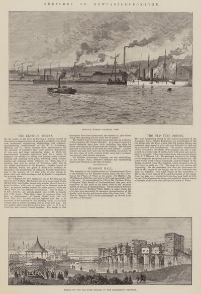 Vázlatok Newcastle-upon-Tyne-ről alkotó: Thomas Harrington Wilson