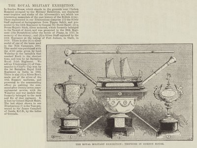 A Királyi Katonai Kiállítás, Trófeák a Gordon Házban alkotó: Thomas Harrington Wilson