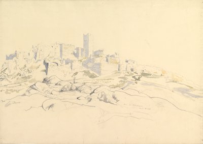 Az Akropolisz az Areopágusról, Athén, 1846. április 24. alkotó: Thomas Hartley Cromek