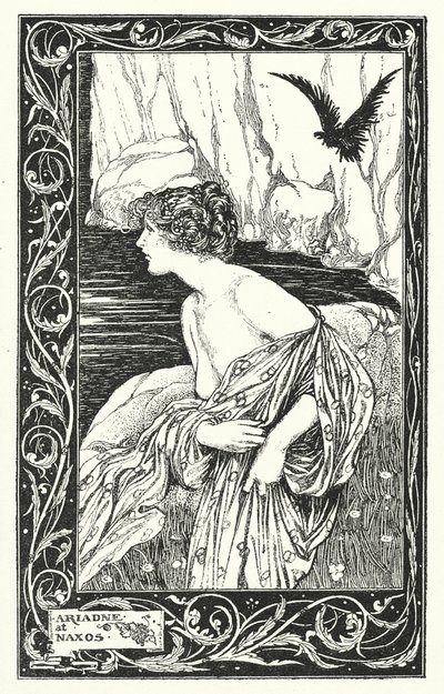 Ariadné Naxosban (litográfia) alkotó: Thomas Heath Robinson