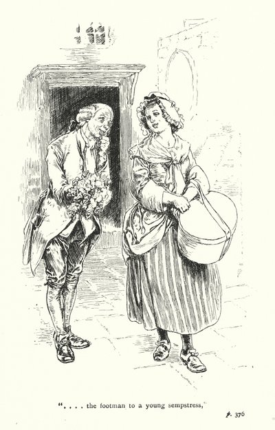 Illusztráció Laurence Sterne A Sentimental Journey című könyvéhez (litográfia) alkotó: Thomas Heath Robinson