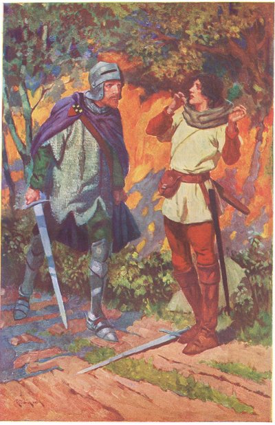 "Robin!" - kiáltotta. "Nem ismersz engem Nem ismered a te Marionodat (színes lithó) alkotó: Thomas Heath Robinson