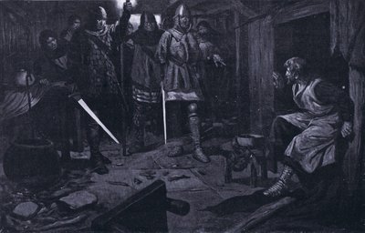 William Wallace elfogása AD1305 (litográfia) alkotó: Thomas Heath Robinson