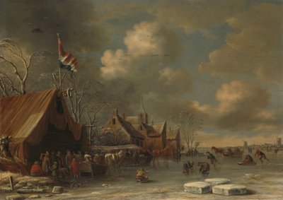 Élvezzük a jeget, 1677 alkotó: Thomas Heeremans