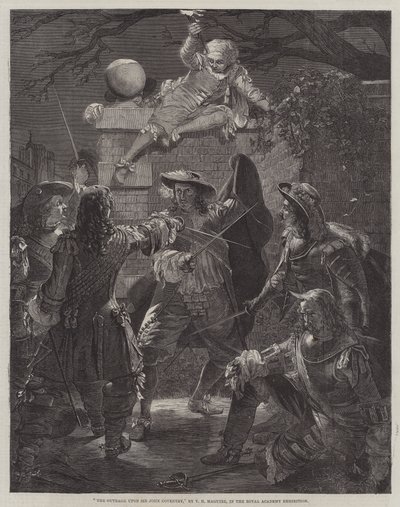 Sir John Coventry felháborodása alkotó: Thomas Herbert Maguire