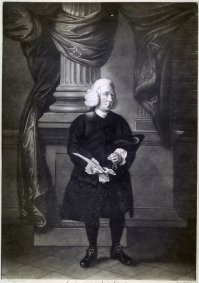 Daniel Race, James Watson metszet, 1773 alkotó: Thomas Hickey