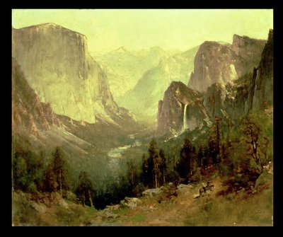 Vadászat Yosemite-ben, 1890 alkotó: Thomas Hill