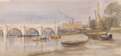 Westminster híd a Lambeth Shore felől alkotó: Thomas Hollis