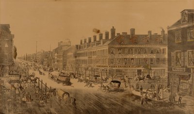 Broadway, New York, 1836 (Webb
