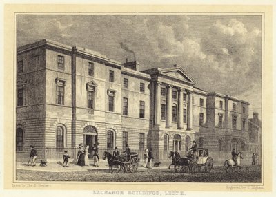 Exchange Buildings, Leith (metszet) alkotó: Thomas Hosmer (after) Shepherd