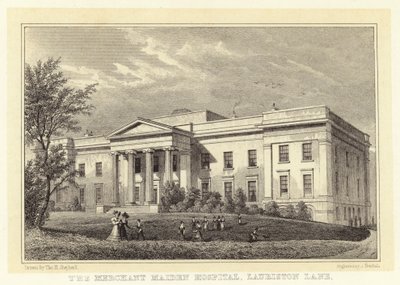 The Merchant Maiden Hospital, Lauriston Lane (metszet) alkotó: Thomas Hosmer (after) Shepherd