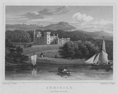 Armidale, Invernesshire (metszet) alkotó: Thomas Hosmer Shepherd