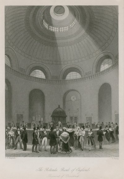 Bank of England, Sir John Soane Rotundája alkotó: Thomas Hosmer Shepherd