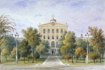 Bridewell börtön Tothill Fieldsben, Westminster, London, 1850 alkotó: Thomas Hosmer Shepherd