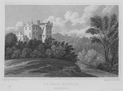 Castle Huntly, Perthshire (metszet) alkotó: Thomas Hosmer Shepherd
