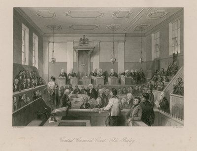 Központi Büntetőbíróság, Old Bailey alkotó: Thomas Hosmer Shepherd