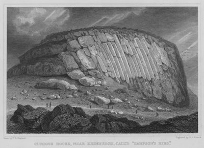 Curious Rocks, Edinburgh közelében, Sampson
