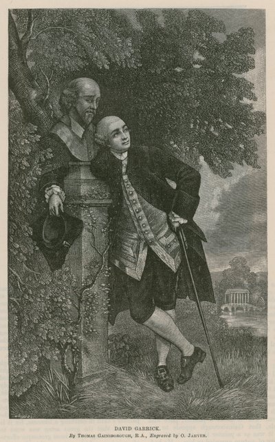 David Garrick, színész alkotó: Thomas Hosmer Shepherd
