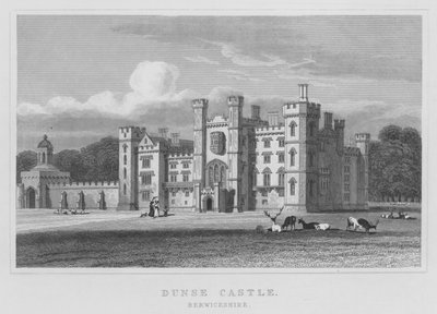 Dunse Castle, Berwickshire (metszet) alkotó: Thomas Hosmer Shepherd