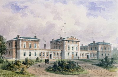 Fever Hospital, Liverpool Road, 1849 alkotó: Thomas Hosmer Shepherd