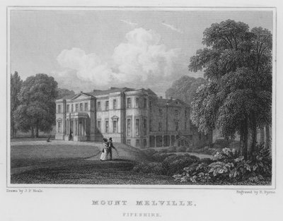 Mount Melville, Fifeshire (metszet) alkotó: Thomas Hosmer Shepherd