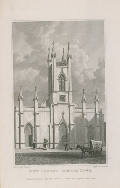 Új templom Somers városában alkotó: Thomas Hosmer Shepherd