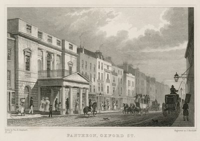 Pantheon, Oxford Street, London alkotó: Thomas Hosmer Shepherd