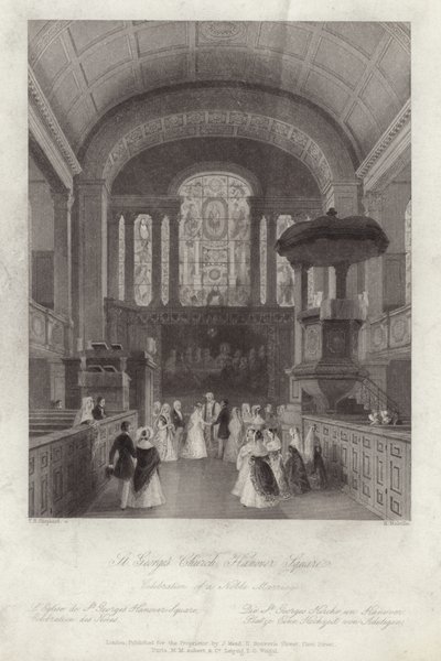 Szent György-templom a Hannover téren alkotó: Thomas Hosmer Shepherd