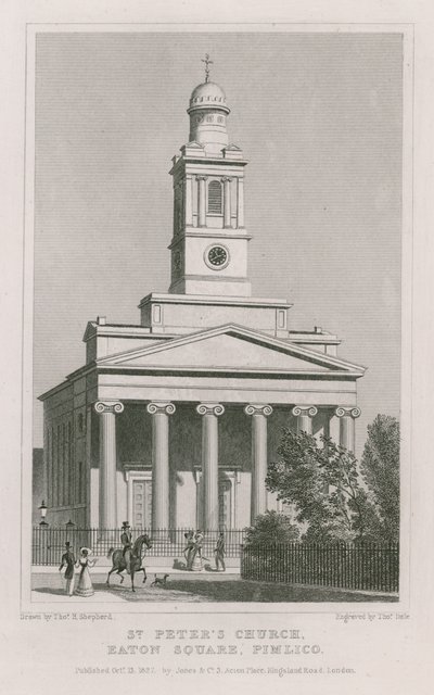Szent Péter-templom, Eaton Square, Pimlico alkotó: Thomas Hosmer Shepherd