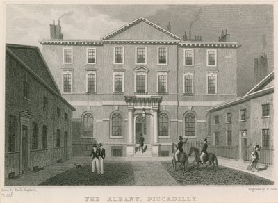 Albany, Piccadilly, London alkotó: Thomas Hosmer Shepherd