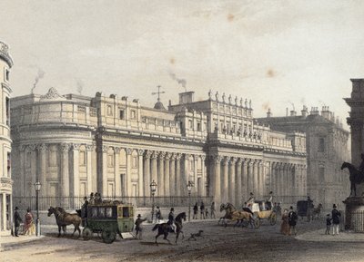 A Bank of England, vésette Louis-Jules Arnout (1814-68), pub. 1854, E. Gambart und Co. (litográfia) alkotó: Thomas Hosmer Shepherd