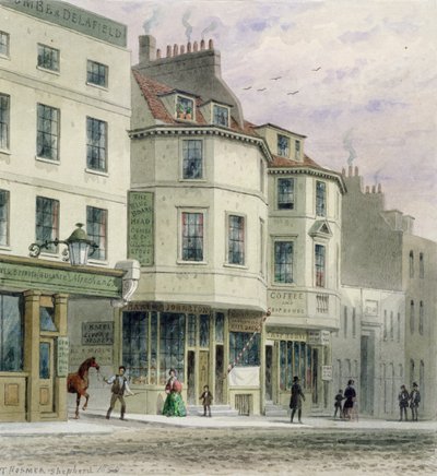 The Boars Head Inn, King Street, Westminster, 1858 alkotó: Thomas Hosmer Shepherd