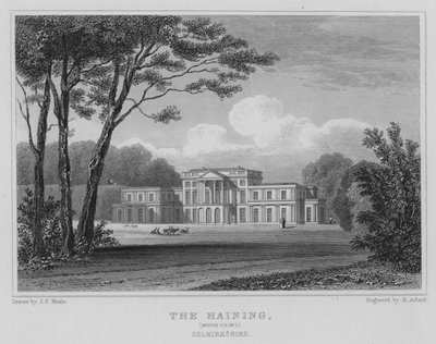 The Haining, North Front, Selkirkshire (metszet) alkotó: Thomas Hosmer Shepherd