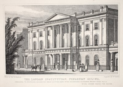 The London Institution, Finsbury Circus, a "London and it
