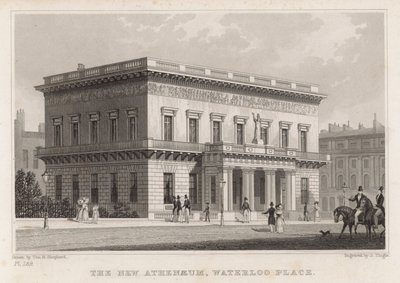 The New Athenaeum, Waterloo Place, London alkotó: Thomas Hosmer Shepherd