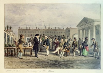 The Quack Doctor, 1857 alkotó: Thomas Hosmer Shepherd