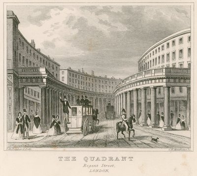 The Quadrant, Regent Street, London alkotó: Thomas Hosmer Shepherd