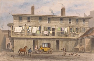 The Vine Inn, Vine Yard, Aldersgate London Cityben alkotó: Thomas Hosmer Shepherd