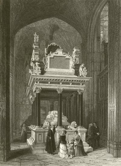 Erzsébet királynő sírja alkotó: Thomas Hosmer Shepherd