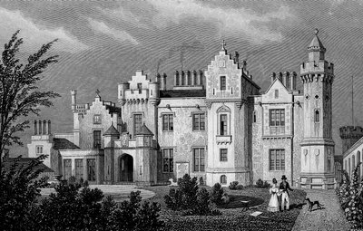 Abbotsford kilátása alkotó: Thomas Hosmer Shepherd