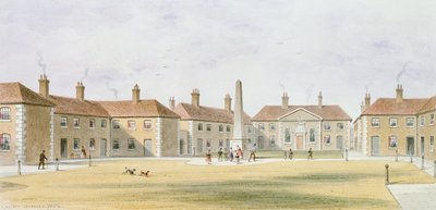 Kilátás Charles Hopton alamizsnás házaira, 1852 alkotó: Thomas Hosmer Shepherd
