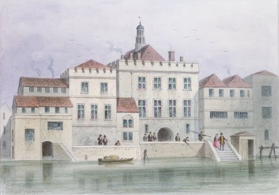 Kilátás az Old Fishmongers Hallra, 1650 alkotó: Thomas Hosmer Shepherd