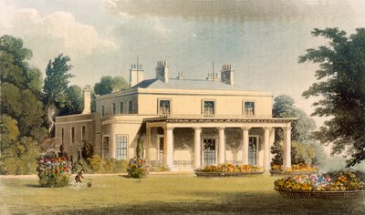 Wimbledon Park, R. Ackermann (1764-1834) „Művészetek tárháza” című művéből, 1823 (színes metszet) alkotó: Thomas Hosmer Shepherd