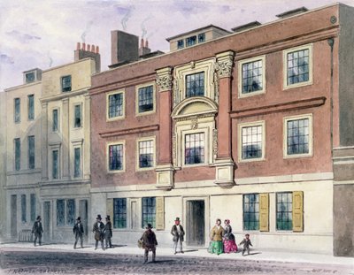 Winchester Street, 1850 alkotó: Thomas Hosmer Shepherd