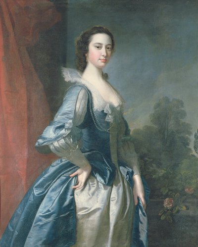 Egy hölgy portréja alkotó: Thomas Hudson