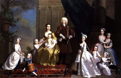 A Radcliffe család, 1738-42 körül (olaj, vászon) alkotó: Thomas Hudson