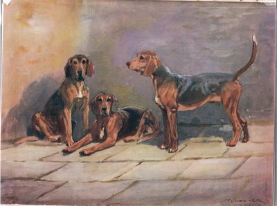 Kutyák, illusztráció a "Hounds"-ból alkotó: Thomas Ivester Lloyd